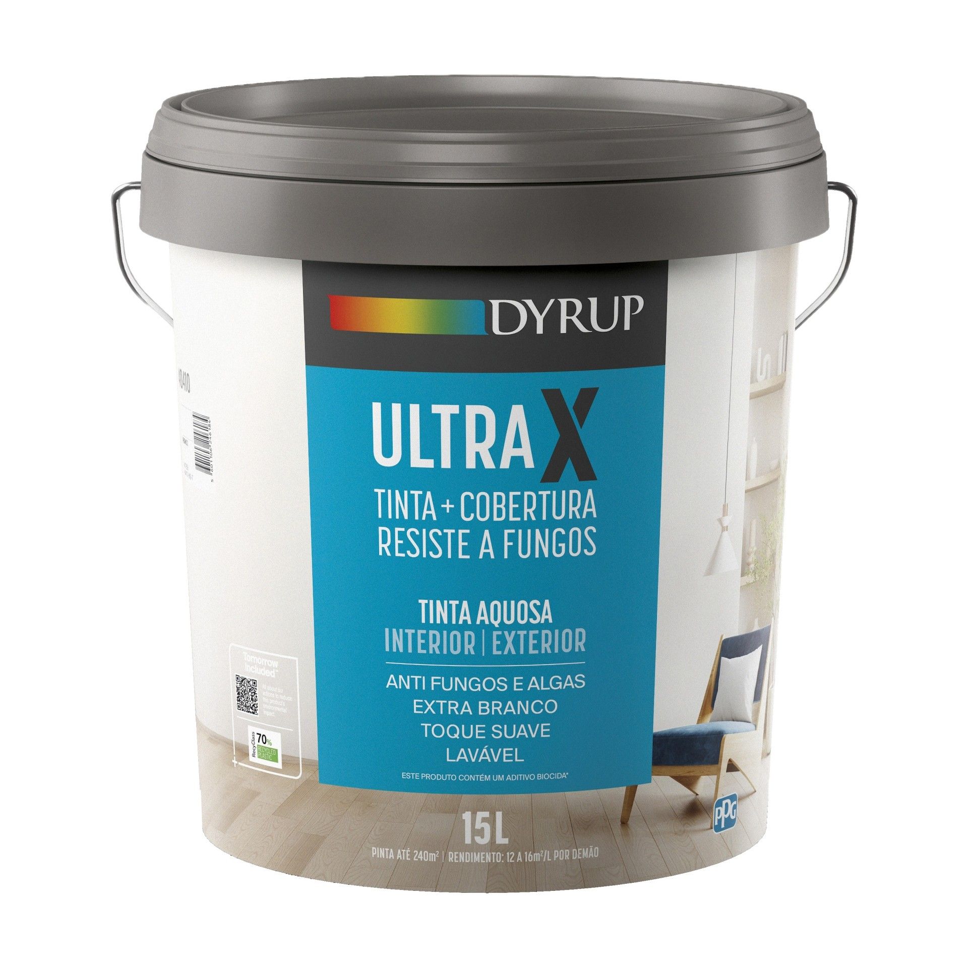 Tinta UltraX Anti Fungos Int/Ext Branco 15l