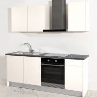 Cozinha Melamina Creme 2 Metros