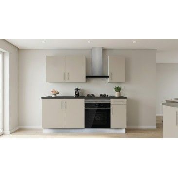 Cozinha Termolaminada Anti-Dedadas Creme 2 Metros