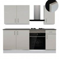 Cozinha Acr�lica Branca Orla Madeira 2 Metros