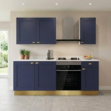 Cozinha PVC Viena Azul Escuro 2 Metros