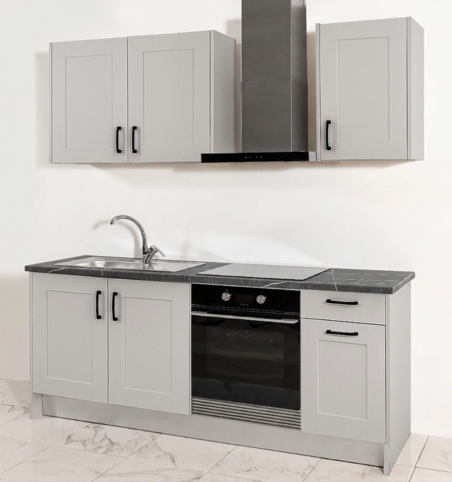 Cozinha PVC Viena Cinzento Pérola 2 Metros
