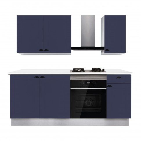 Cozinha PVC Viena Azul Escuro 2 Metros Cozinha PVC Viena Azul Escuro 2 Metros