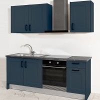 Cozinha PVC Viena Azul Escuro 2 Metros Cozinha PVC Viena Azul Escuro 2 Metros