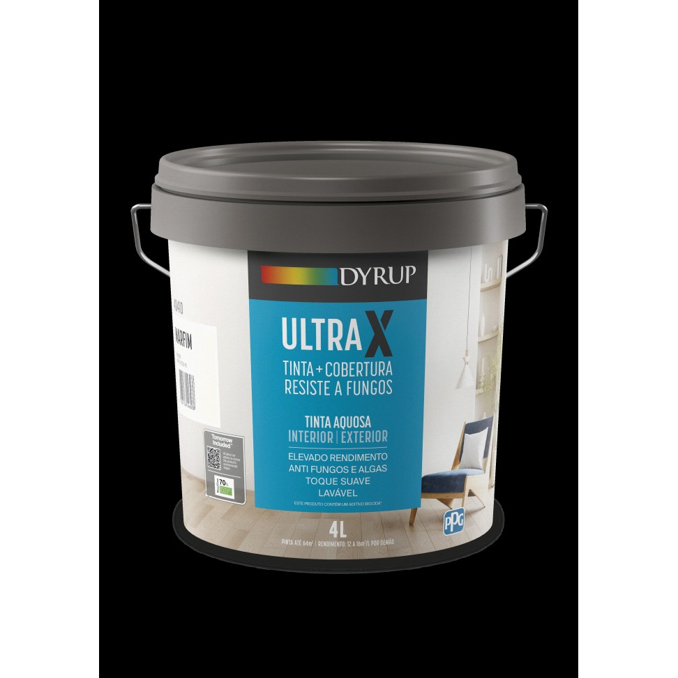 Tinta UltraX Anti Fungos Int/Ext Marfim 4l Tinta UltraX Anti Fungos Int/Ext Marfim 4l