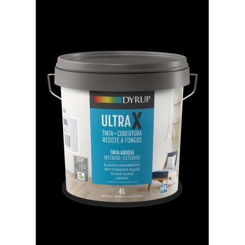 Tinta UltraX Anti Fungos Int/Ext Cinza 4l Tinta UltraX Anti Fungos Int/Ext Cinza 4l