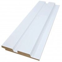 Ripado MDF Branco 2750x88x12mm 1,21m² Ripado MDF Branco 2750x88x12mm 1,21m²