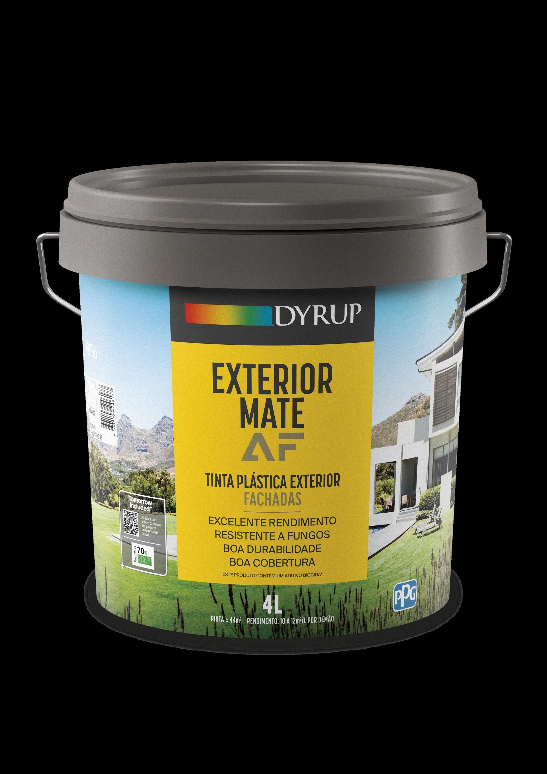 Tinta Exterior Mate Branco 4L