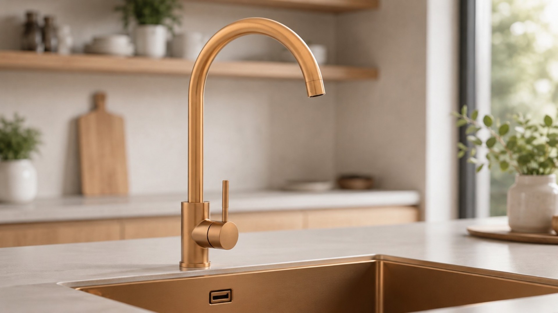 Torneira Cozinha Bronze