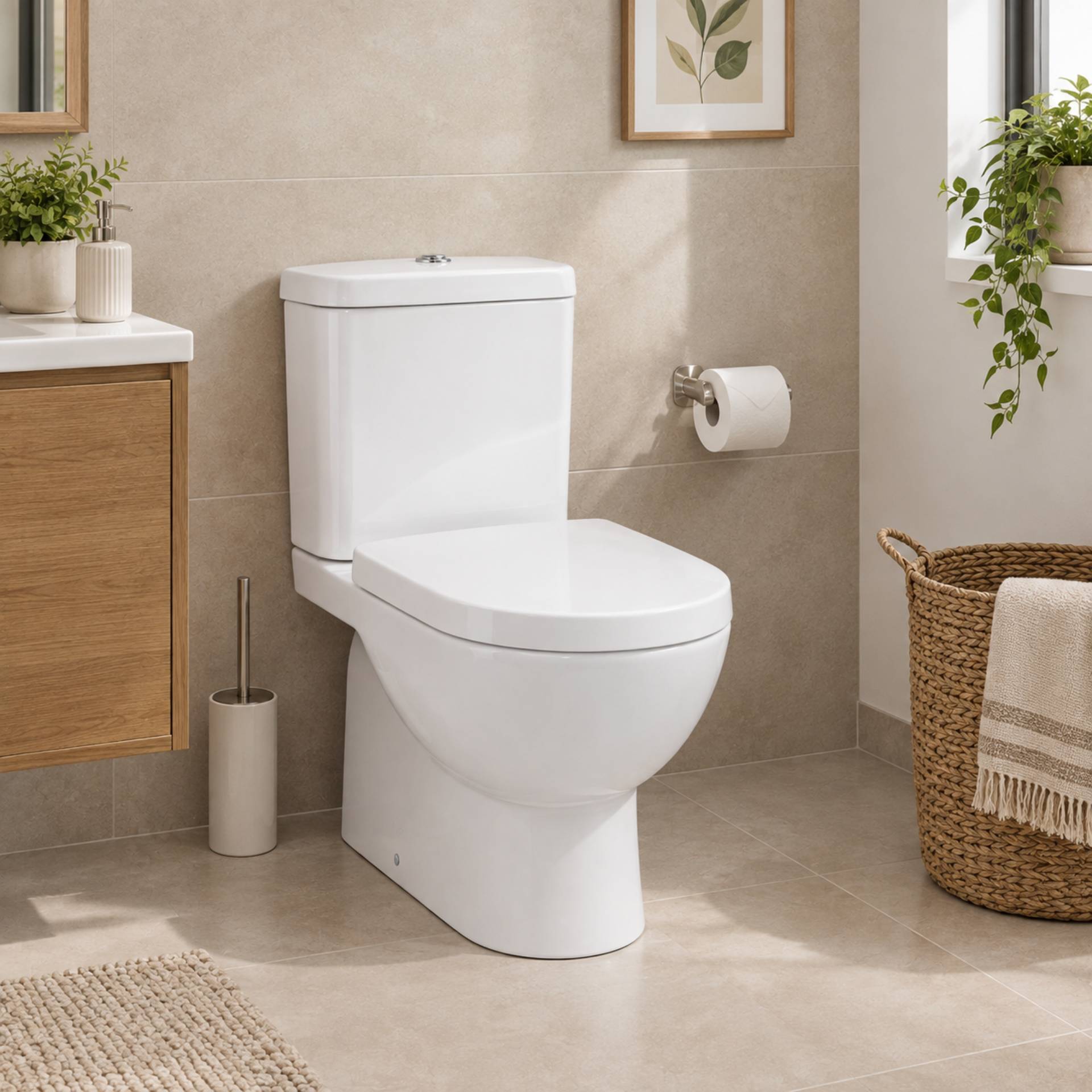 Pack WC Milano (Sanita/Cisterna/Tampa) Branco