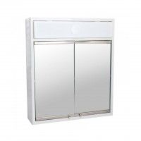 Farmácia Wc Branca 2 Portas 39x15x48cm Farmácia Wc Branca 2 Portas 39x15x48cm