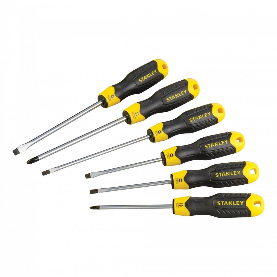 Jogo 6 Chaves Fendas Cushion Grip