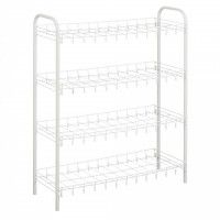 Sapateira 4 Prateleiras 80x60x23cm Branca