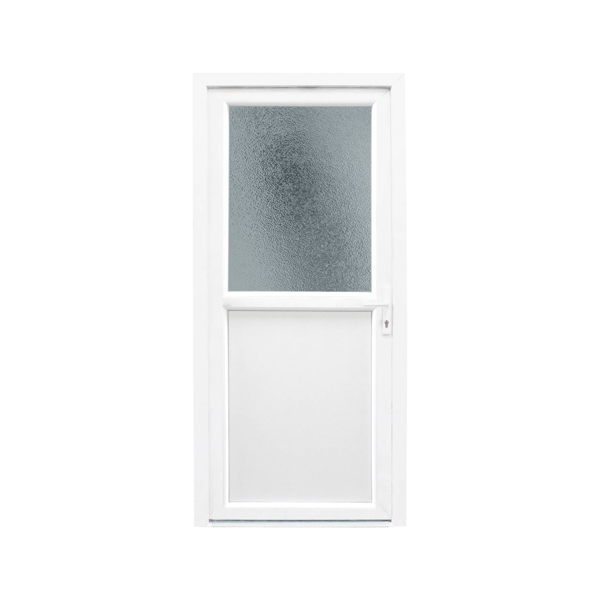 Porta Exterior Vidro Pvc 200x90cm Esquerda