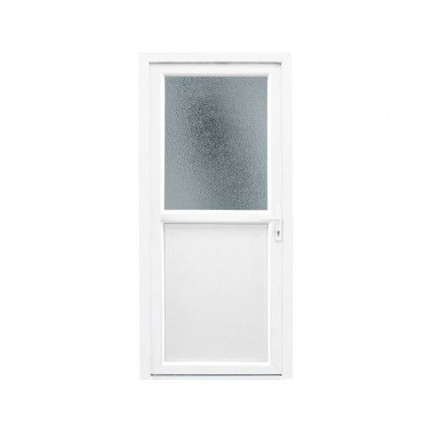 Porta Exterior Vidro Pvc 200x90cm Esquerda