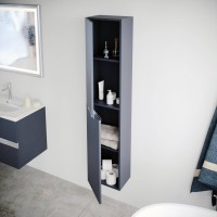 Móvel Coluna Unik 160x35x25cm, Azul Mate Móvel Coluna Unik 160x35x25cm, Azul Mate