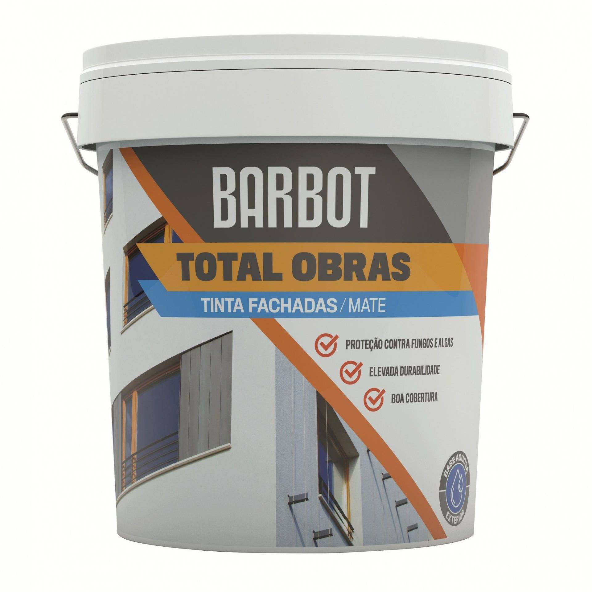 Tinta Total Obras Fachadas Mate Branco 5L