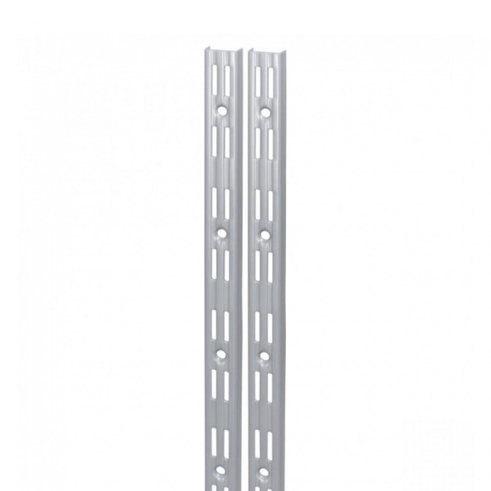 Perfil P/Suporte Duplo Cinza 50cm 2un