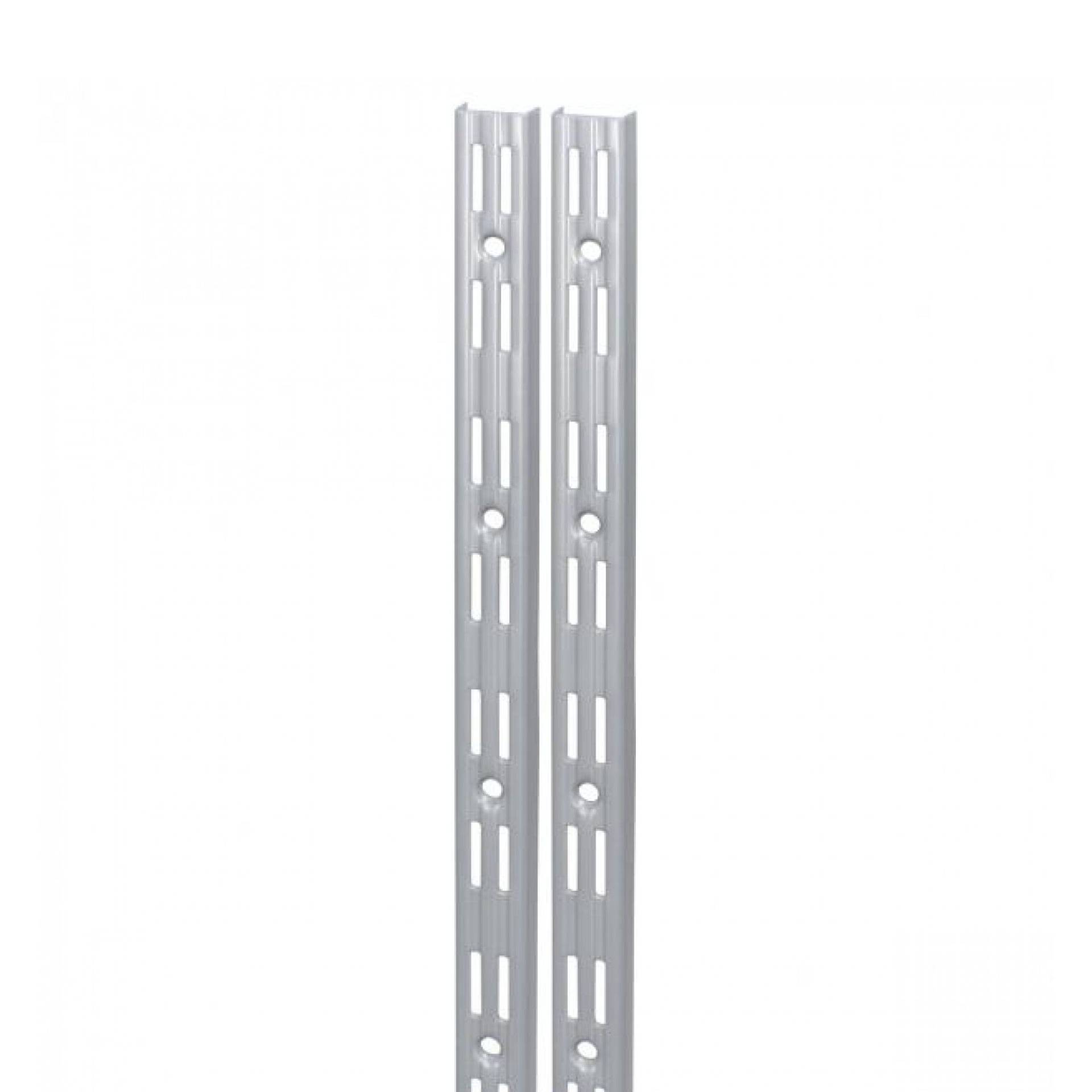 Perfil P/Suporte Duplo Cinza 50cm 2un