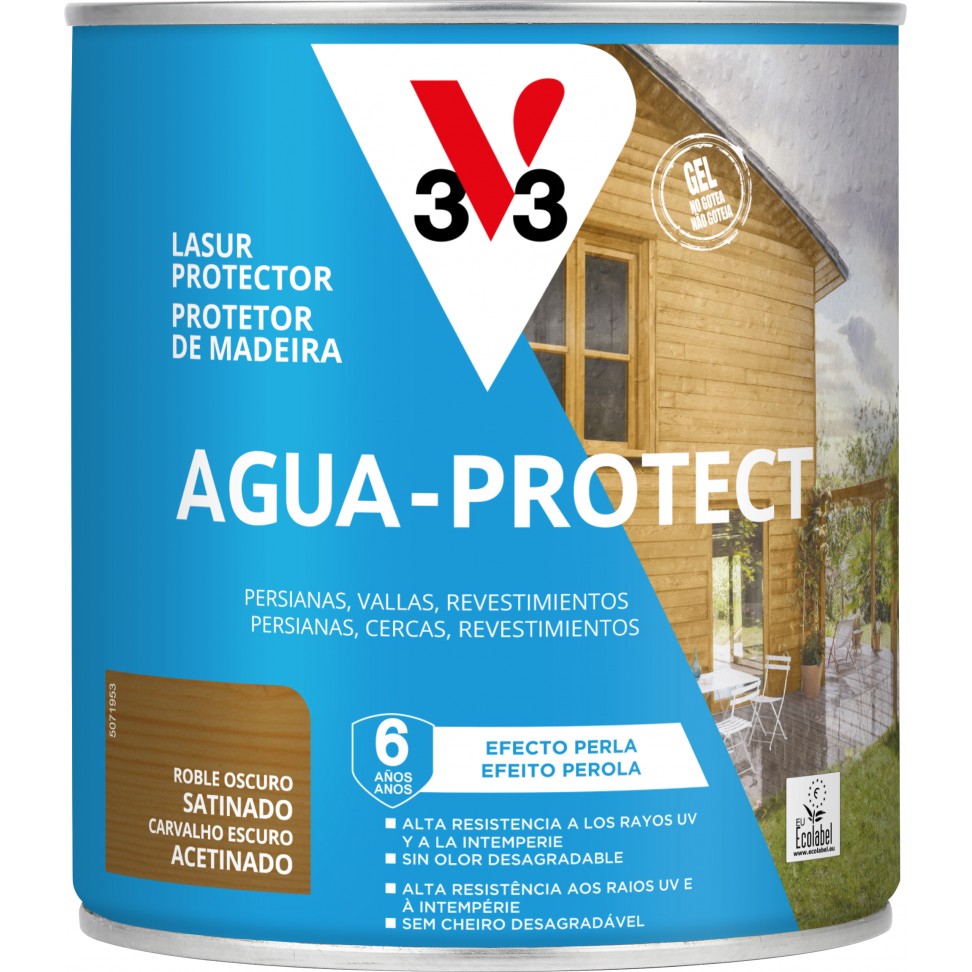 Velatura �gua Aqua Acetinada Carvalho R�stico 0,75L