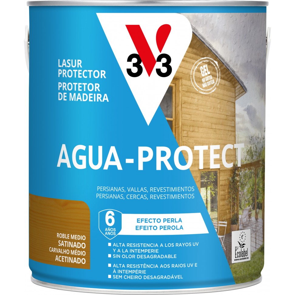 Velatura �gua Aqua Acetinada Carvalho M�dio 2,5L