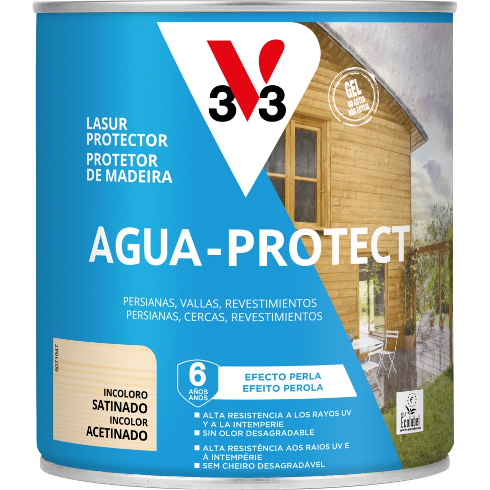 Velatura Agua Aqua Acetinado Incolor 0,75l