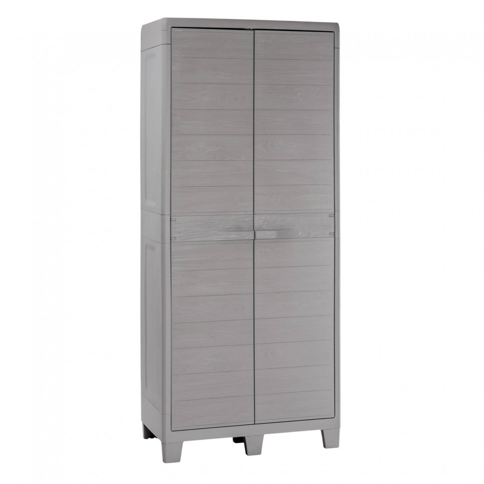 Arm�rio Multiusos Alto Woody PVC Cinzento