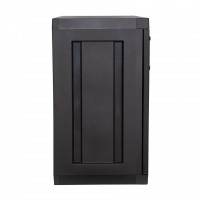 Armário Multiusos Baixo Mega PVC Preto Armário Multiusos Baixo Mega PVC Preto