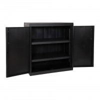 Armário Multiusos Baixo Mega PVC Preto Armário Multiusos Baixo Mega PVC Preto