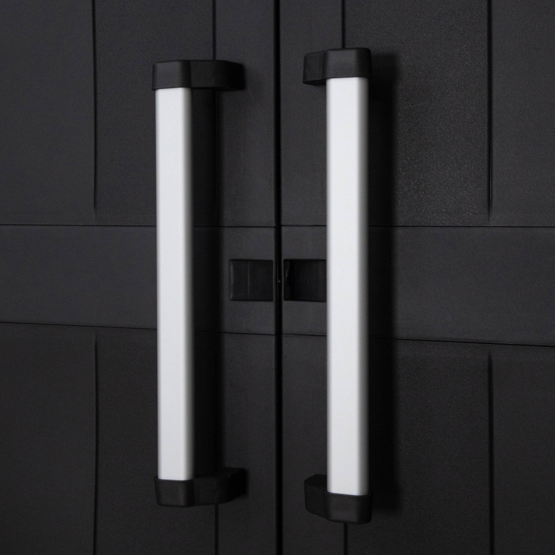 Armário Multiusos Alto Mega PVC Preto