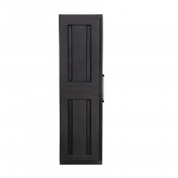 Armário Multiusos Alto Mega PVC Preto Armário Multiusos Alto Mega PVC Preto