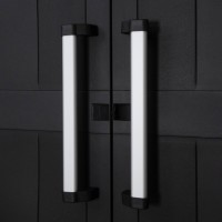 Armário Multiusos Alto Mega PVC Preto Armário Multiusos Alto Mega PVC Preto
