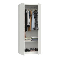 Roupeiro Viena 180x79x52cm Branco Roupeiro Viena 180x79x52cm Branco