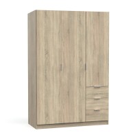 Roupeiro Madrid 180x120x50cm Carvalho Roupeiro Madrid 180x120x50cm Carvalho