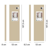 Roupeiro Madrid 180x120x50cm Branco Roupeiro Madrid 180x120x50cm Branco