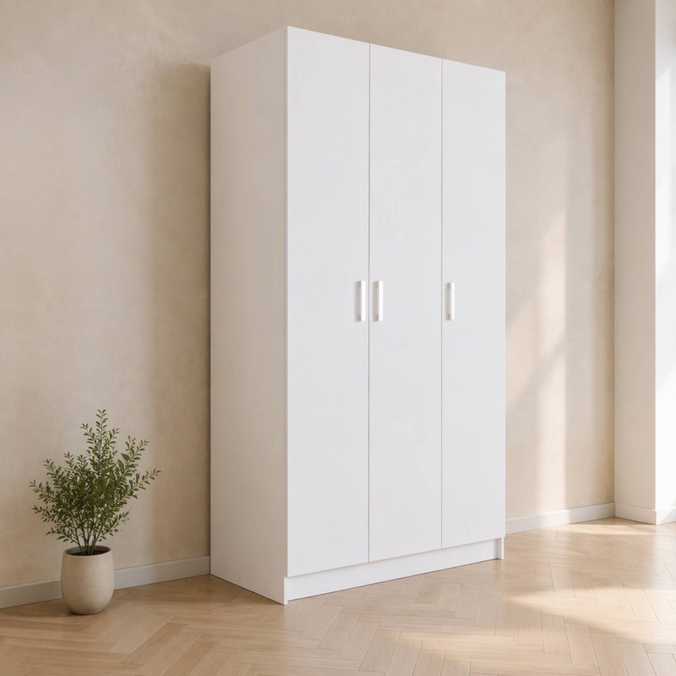 Roupeiro Oslo 3 Portas Branco