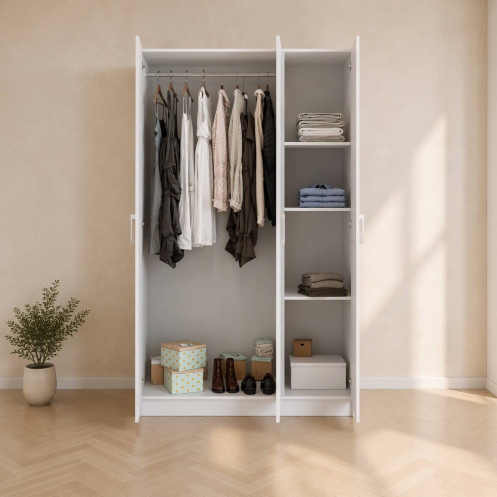 Roupeiro Oslo 3 Portas Branco Roupeiro Oslo 3 Portas Branco