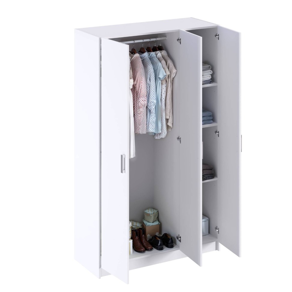 Roupeiro Oslo 3 Portas Branco Roupeiro Oslo 3 Portas Branco